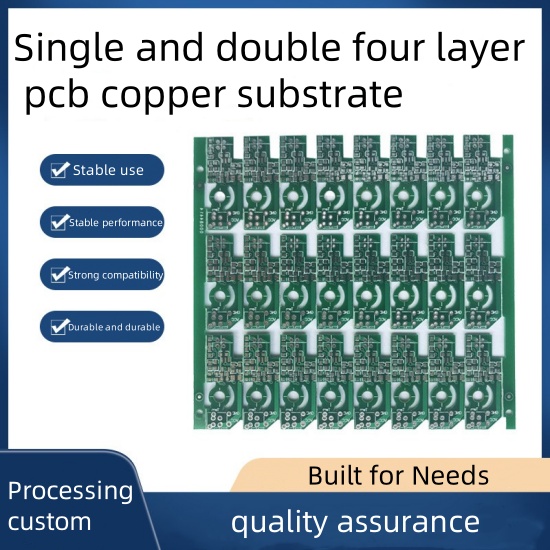 Single and double four layer pcb copper substrate 