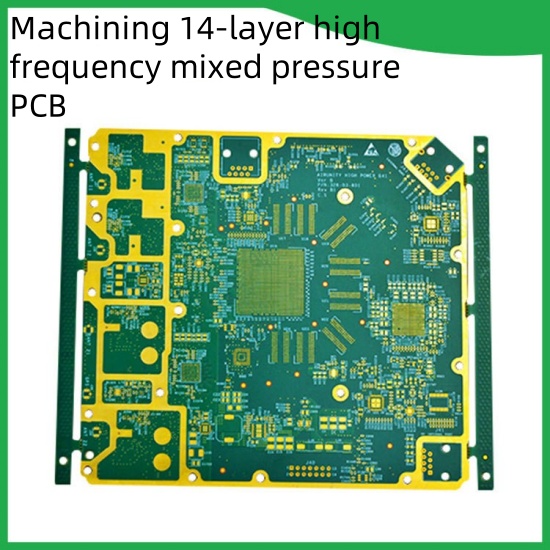 Machining 14-layer high frequency mixed pressure PCB 