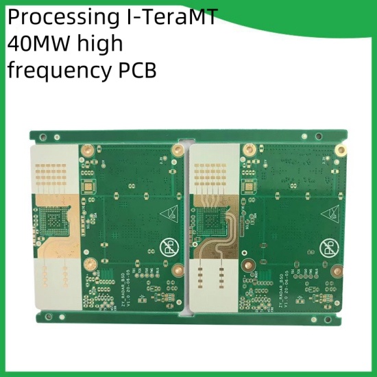 Processing I-TeraMT40MW high frequency PCB