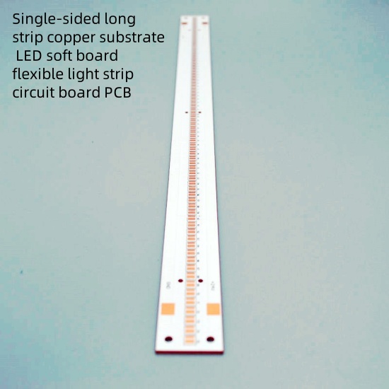 Single-sided long strip copper substrate LED soft board flexible light strip circuit board PCB 