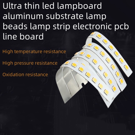 Ultra thin led lampboard aluminum substrate lamp beads lamp strip electronic pcb line board 