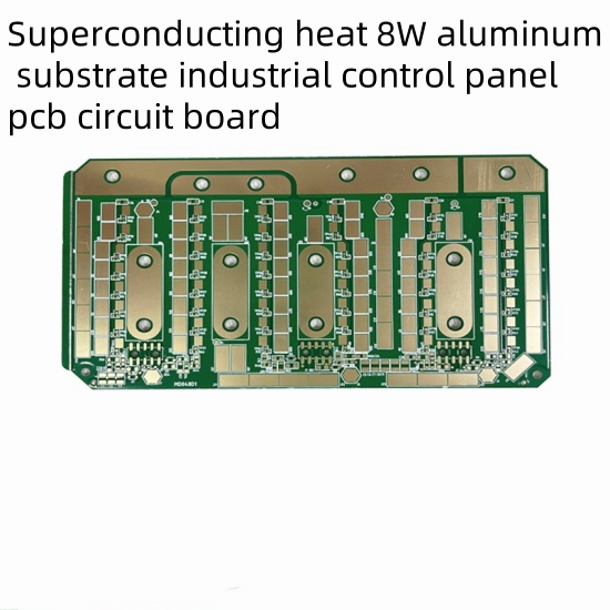 Superconducting heat 8W aluminum substrate industrial control panel pcb circuit board 
