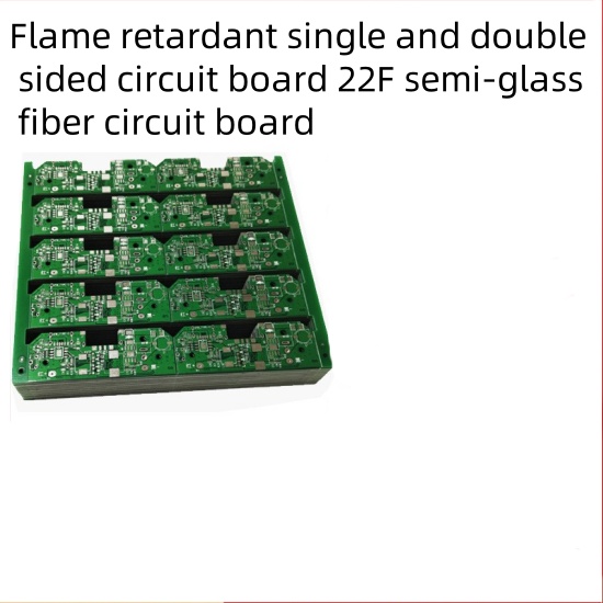 Flame retardant single and double sided circuit board 22F semi-glass fiber circuit board 