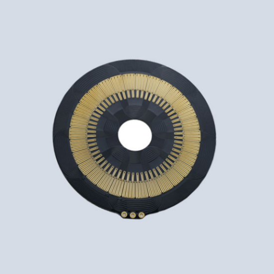 ​circular PCB with through-holes